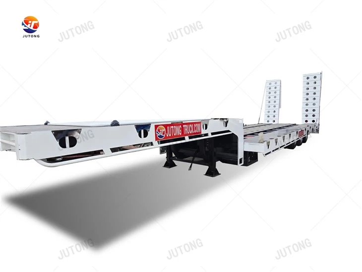 JUTONG 3 Axle ADR Approved Low Loader Semi Trailer price
