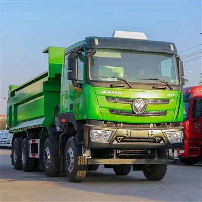 AUMAN GTL 8*4 משאית מזבלה אחורית צורה אדומה 8500MM*2550MM*3400MM